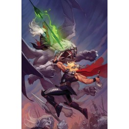 THOR GOD OF THUNDER POSTER by RON GARNEY