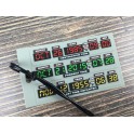 BACK TO THE FUTURE TIME CIRCUIT LUGGAGE TAG