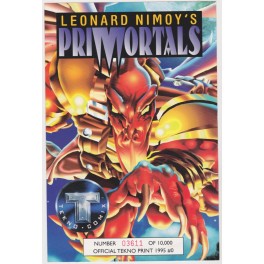 LEONARD NIMOY'S PRIMORTALS OFFICIAL TEKNO PRINT 1995 0