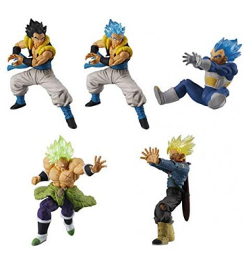GASHAPONS DRAGON BALL SUPER BROLY BATTLE SERIES 09 SET COMPLET
